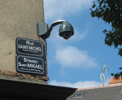 Non aux caméras de surveillance dans les rues de Rennes